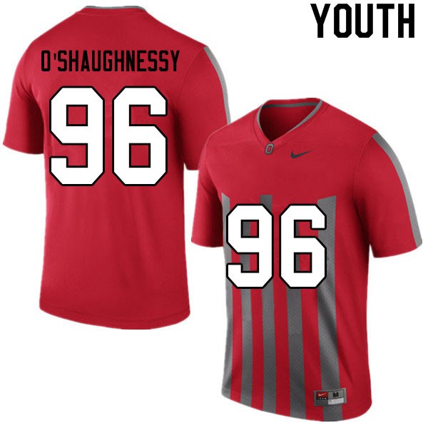 Ohio State Buckeyes #96 Michael O'Shaughnessy Youth High School Jersey Retro